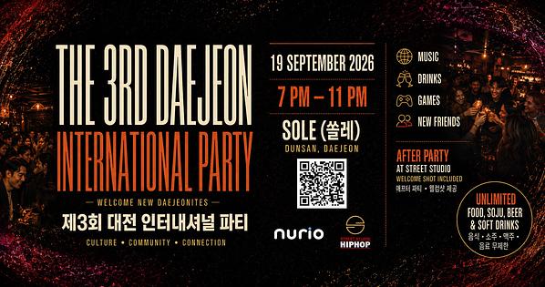 The 3rd Daejeon International Party (제 3회 대전 인터내셔널 파티) language exchange event in Daejeon at Ssole (쏠레)